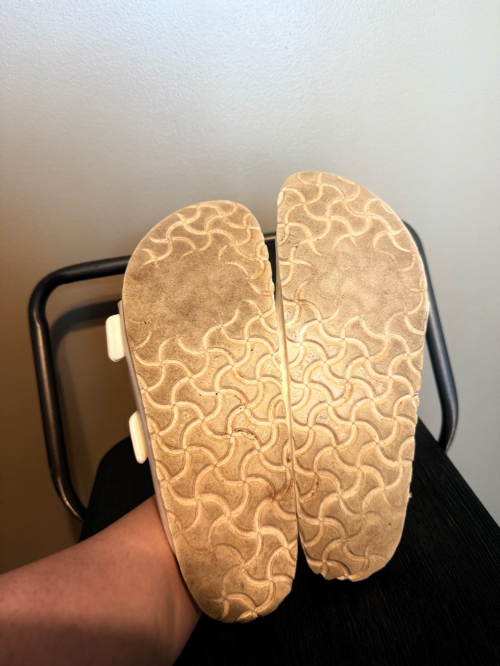 Birkenstock Eva Unisex Arizona Sandals White 38 - Picture 14 of 16